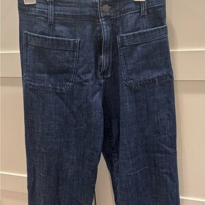 LC Lauren Conrad Dark Indigo Ankle Crop Jeans